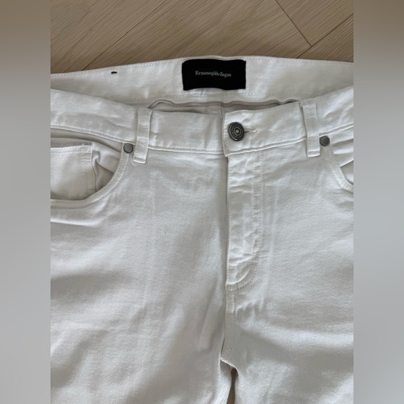 Ermenegildo Zegna White Jeans – Tailored Fit, Straight Leg | Size W36 - Picture 6 of 13